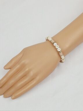 Handmade Clay Bead Joy  Bracelet